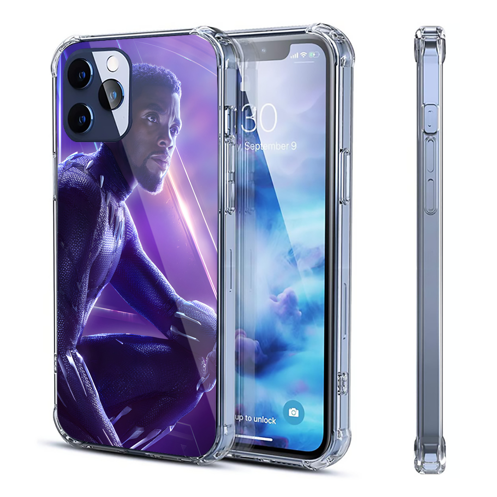 （画像用） アベンジャーズ The Avengers 【iPhone 12シリーズ対応】透明スマホケース（クリアソフトケース）